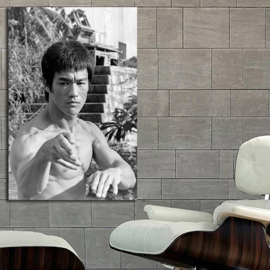 Bruce Lee ブルースリー ポスター ボード パネル フレーム 70x50cm グッズ おしゃれ アート 写真 カフェ カンフー 武道 雑貨 大判 5｜arrowwingsjapan