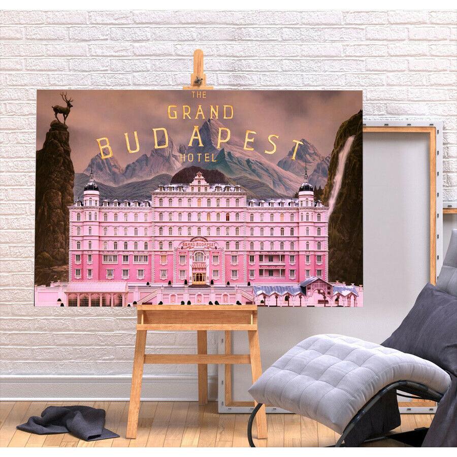 グランド・ブダペスト・ホテル 高級 キャンバス フレーム 付き