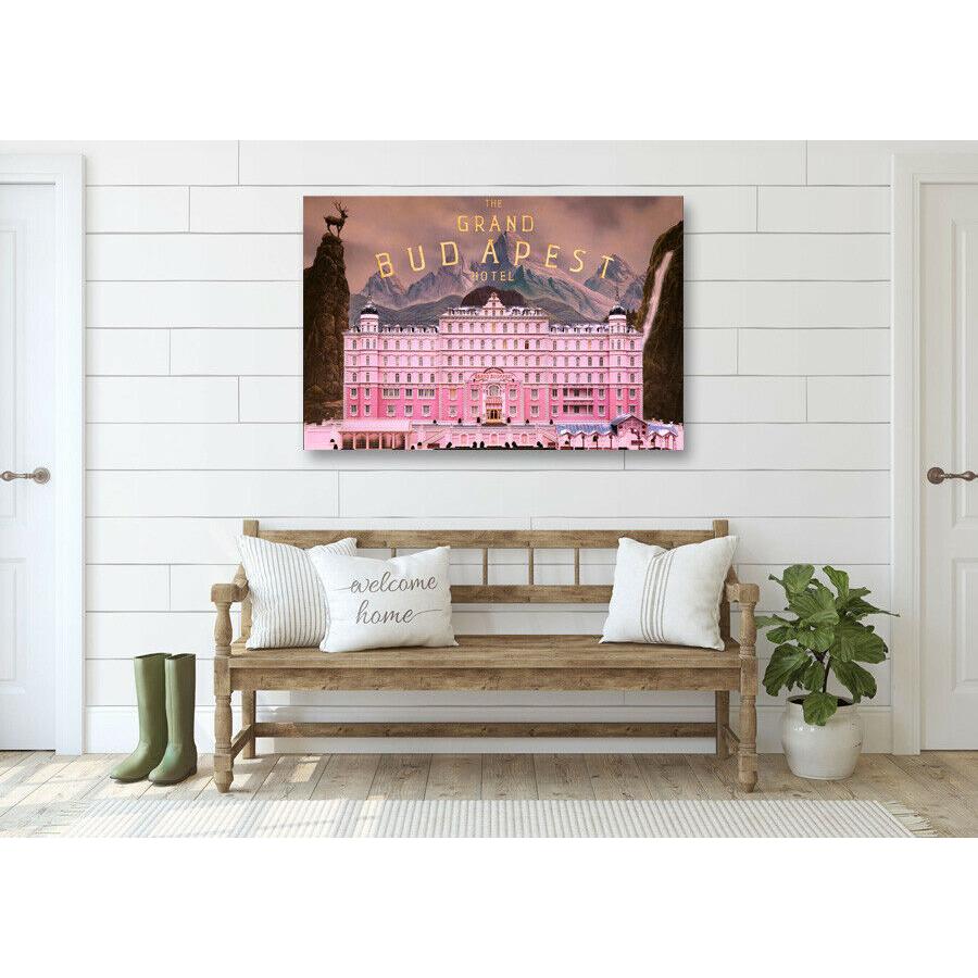 グランド・ブダペスト・ホテル 高級 キャンバス フレーム 付き