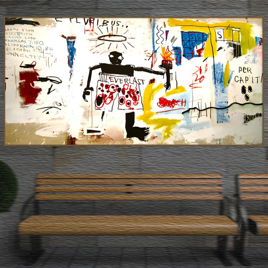 バスキア Basquiat ポスター 30x60cm 海外 北欧 アート インテリア 雑貨 グッズ 絵 絵画 グラフィティ 画家 ジャン ミシェル 2｜arrowwingsjapan