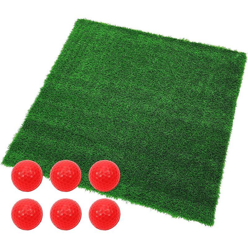 GolfStyle ゴルフマット 45mm ラフ芝 ゴルフ 練習 マット 120×120cm アイアン ショット アプローチ 練習用 Rou ゴルフマット 45mm ラフ芝 ゴルフ 練習 マット 120×120cm アイアン ショット アプローチ 練習用 Rou