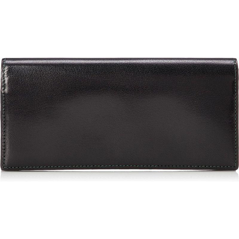 キタムラ 長財布 バッファロー革 NH0810 メンズ ブラックグリーンステッチ 黒 15301 あり 長財布 バッファロー革 NH0810 メンズ ブラックグリーンステッチ