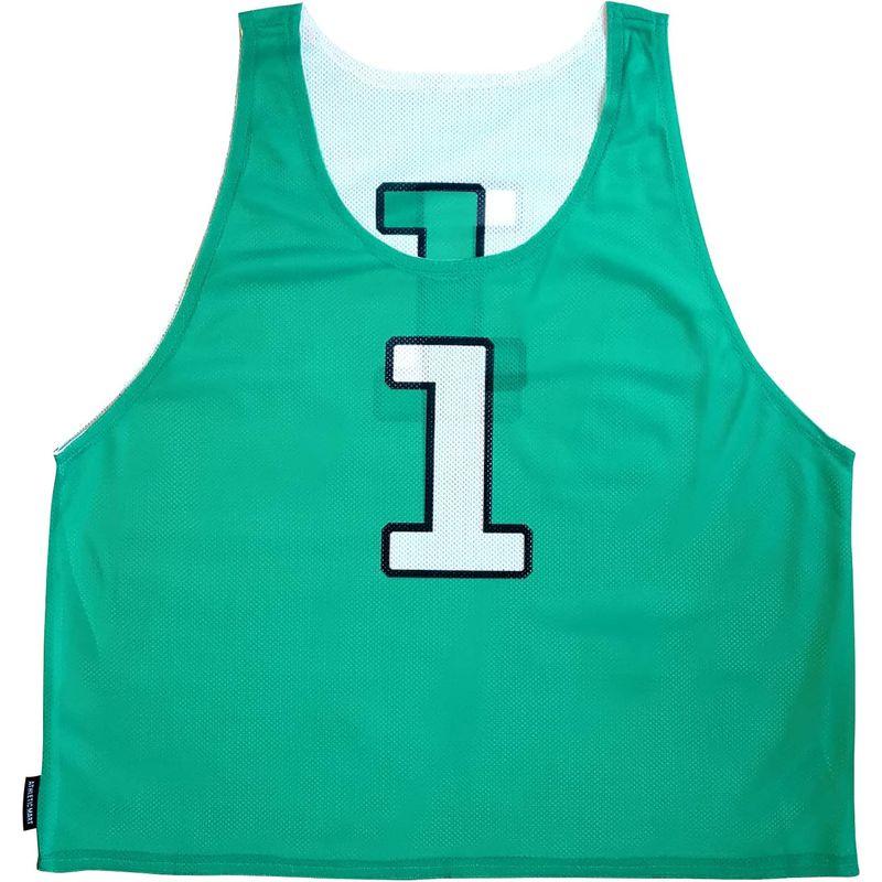 ATHLETIC MART ビブス(リバーシブル)1?12番 裏表/前後ろ番号付 12枚セット収納メッシュバッグ付全4カラー ビブス男女フリ MART ビブス リバーシブル 12番 裏表/前後ろ番号付 12枚セット収納メッシュバッグ付全4カラー ビブス男女フリ