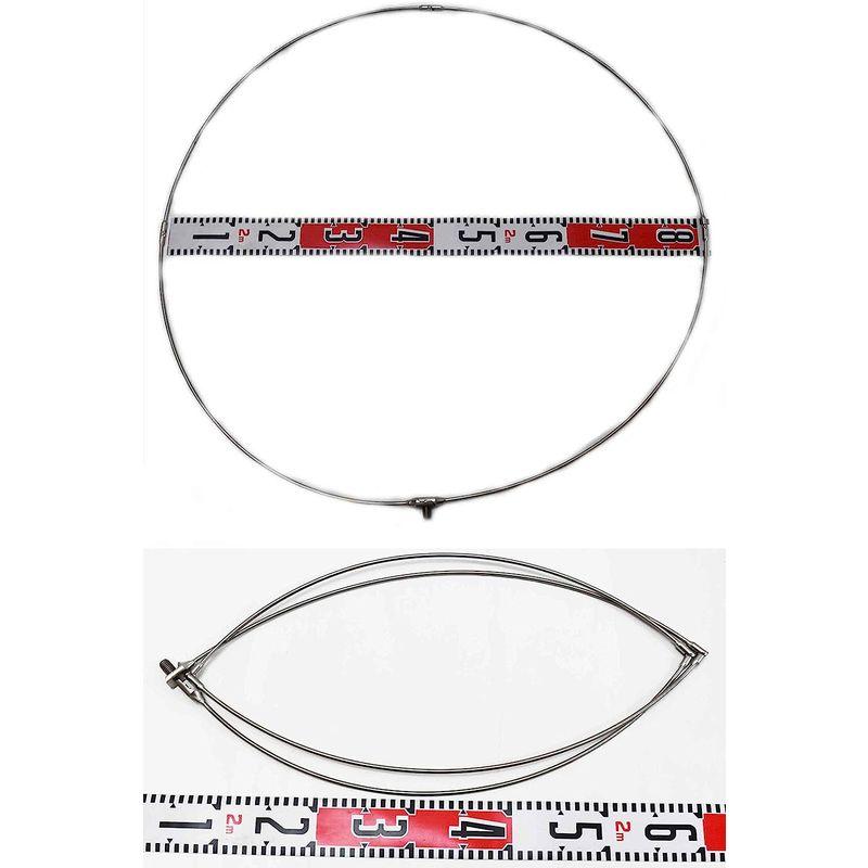 四つ折り 64チタン 100cm 玉枠 超コンパクトなタモ網 (100cm) 100cm 64チタン 玉枠 超コンパクトなタモ網