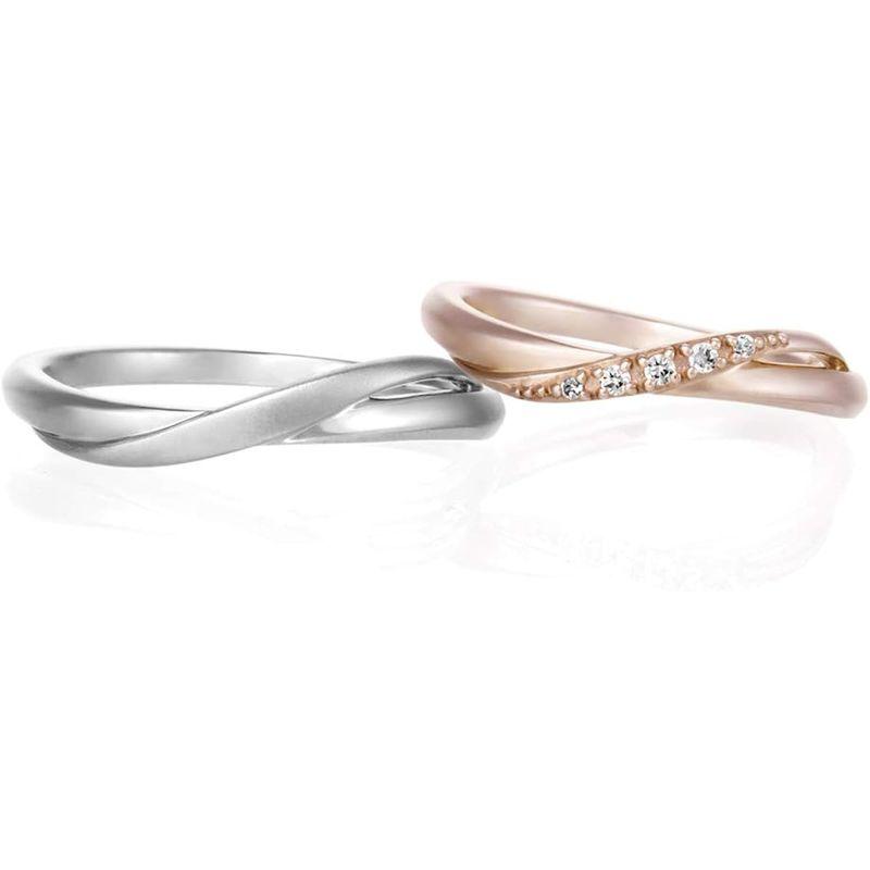 4℃(ヨンドシー)ピンクシルバー ペアリング(レディース) 10号 111744441105 ピンクシルバー ヨンドシー ペアリング レディース 10号