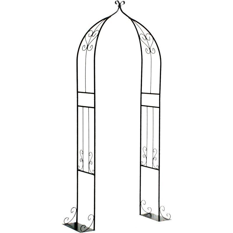 ガーデンガーデン アイアン スタンドフェンス フルアーチ ダークブロンズ STF-W1100-DBZ アイアン スタンドフェンス フルアーチ ダークブロンズ STF W1100 DBZ サイズ