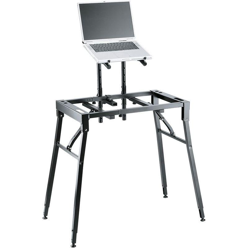 美品 K&M テーブル型キーボードスタンド 18950 カラー:ブラック 【LWH8014434603】(28002円)