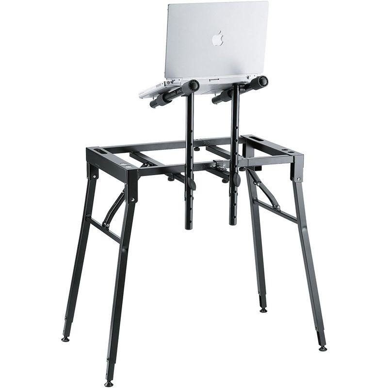 美品 K&M テーブル型キーボードスタンド 18950 カラー:ブラック 【LWH8014434603】(28002円)