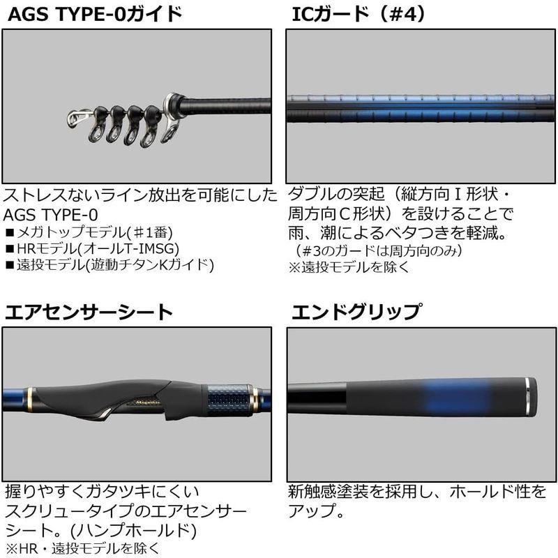 「人气商品」 ダイワ(DAIWA) 磯竿 メガディス Megathis(HR/遠投)・N 3-53HR・N ブラック 【YWU1641788802】(57364円)