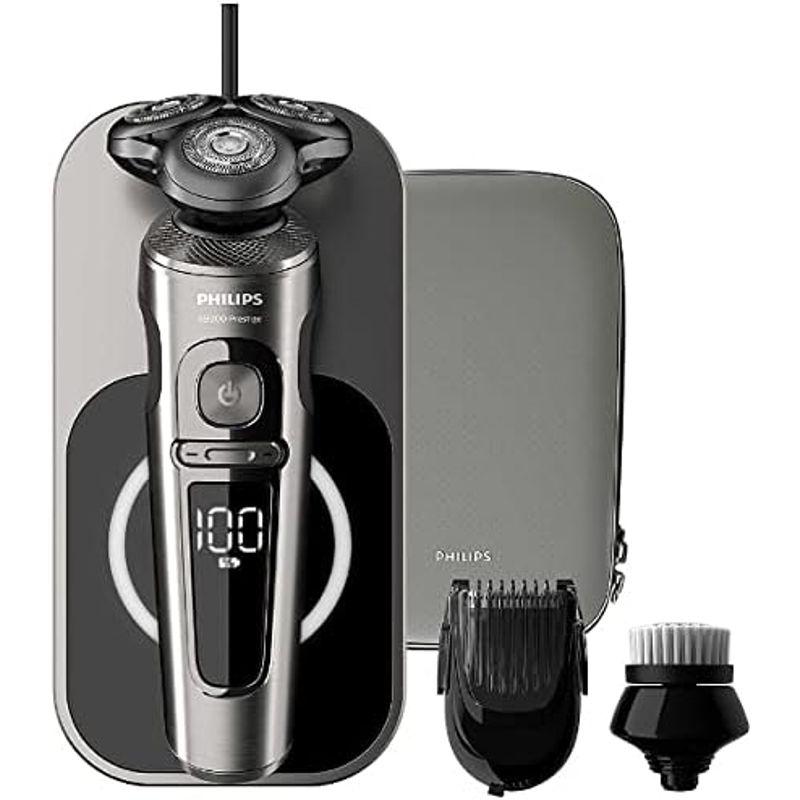 新作マット・カーペット フィリップス ウェット＆ドライ電気シェーバー S9000 プレステージ SP9860/14 メタリックグレー/ブラック 【SKC2589523616】(90478円)