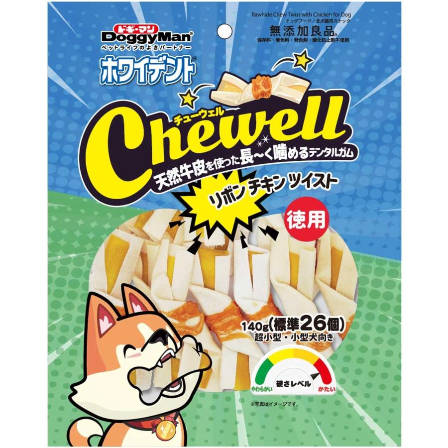 ホワイデント 【ドギーマン】ホワイデント チューウェル リボンチキン 