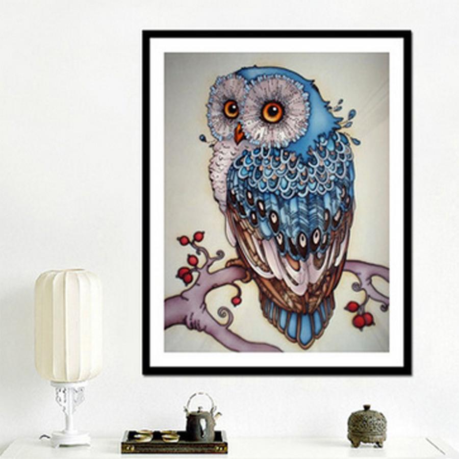 アート用品 ダイヤモンドアートクラブ Great Big Owl 開封済 未制作