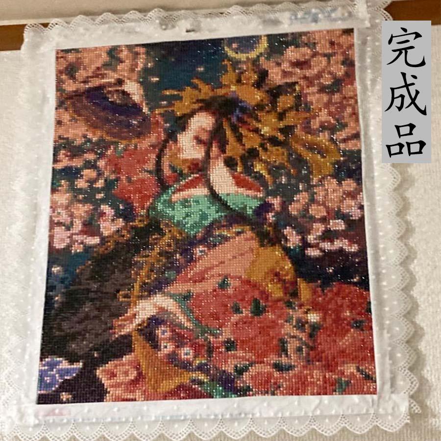 ダイヤモンドアート セット 花魁 和風 和服 美人 5D ビーズ絵画 初心者 簡単 DIY 工作 人気 キット ツール 手作り 図案 ビーズ刺繍手芸 居間 送料無料｜arsion｜11