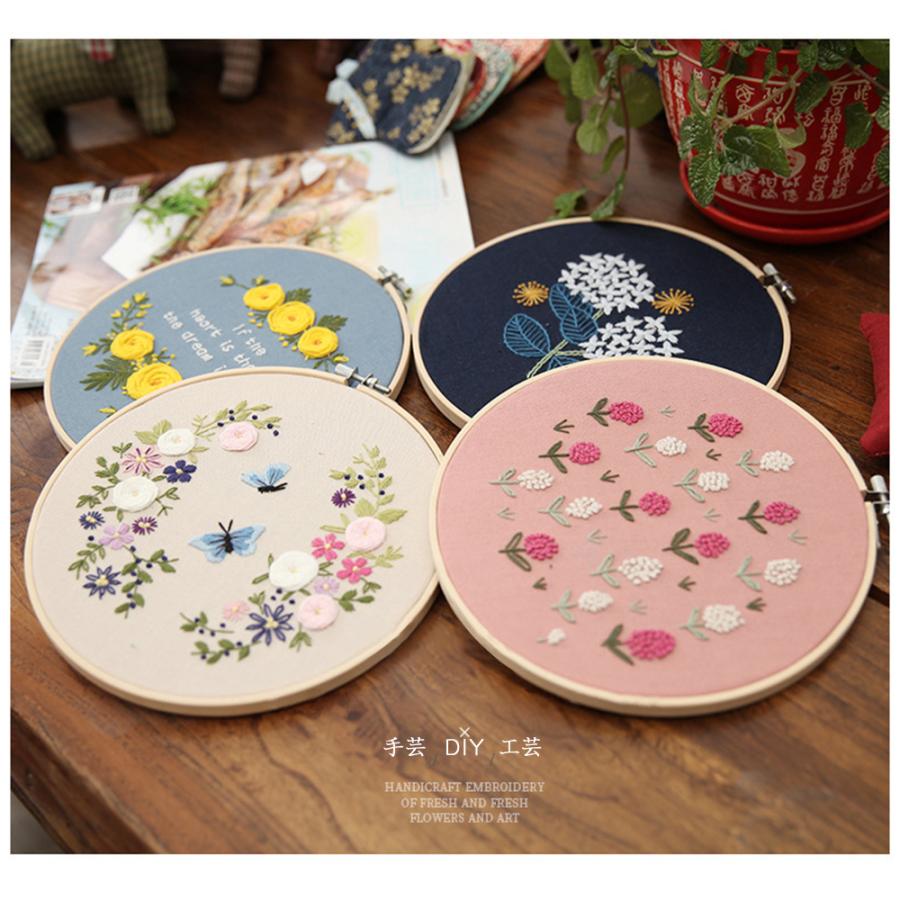 クロスステッチキット 刺繍キット 初心者 図案 花 花柄 工芸 DIY 手芸 刺繍ツール 簡単 立体な刺繍へ 刺繍枠 刺繍 手芸 立体刺繍 壁掛け 壁飾り 家庭刺繍｜arsion｜20