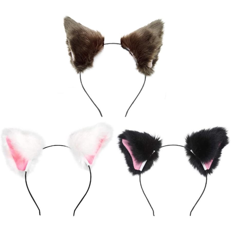 フワモコでか耳ピン 猫耳 5点セット ハロウィン コスチューム セクシー