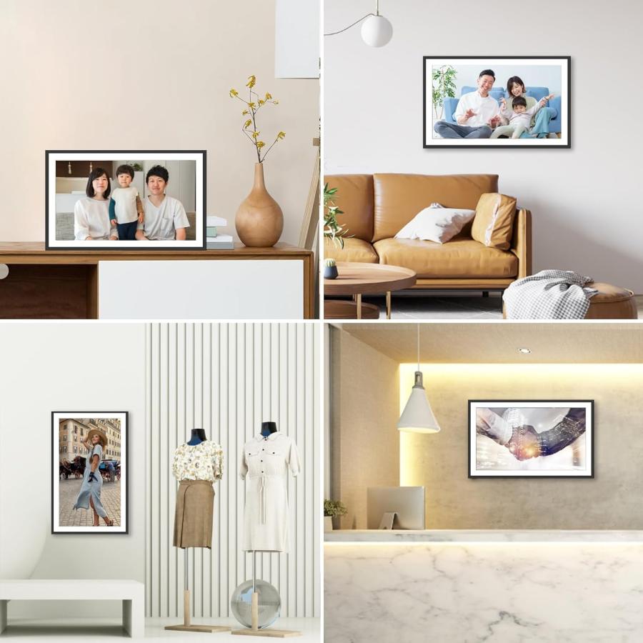 デジタルフォトフレーム wifi 15.6インチ 1920x1080FHD 写真立て 多