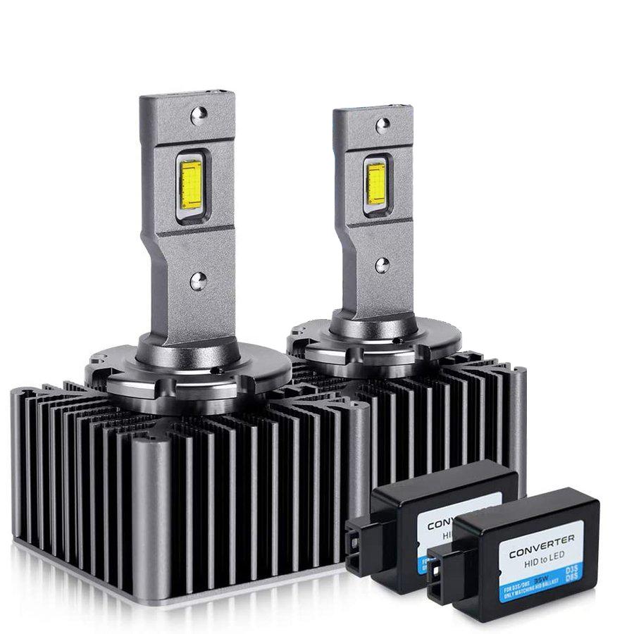 d3s LEDヘッドライト 車検対応 ホワイト 6000K 2灯8600LM 35W 両面発光