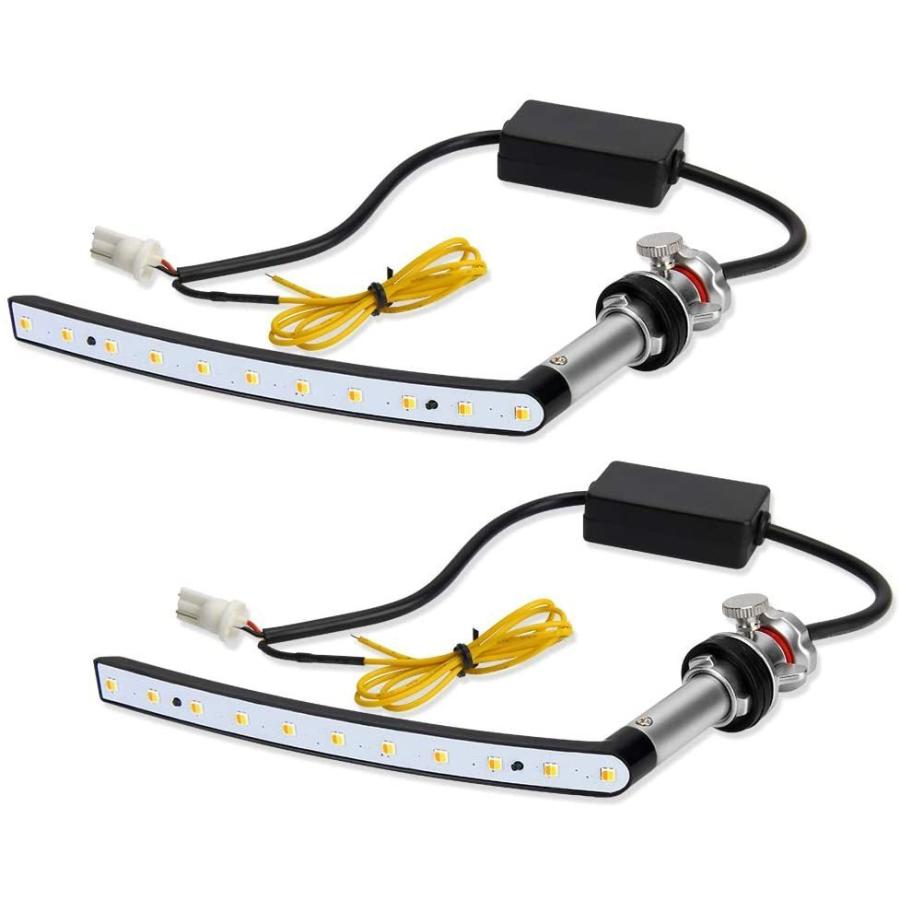 ヴェルファイア 20系 前期/後期 専用 LED ポジションランプ セット vellfire 2色切替 アンバー ホワイト 流れるウィンカー ディライト ステルス ポン付け_6