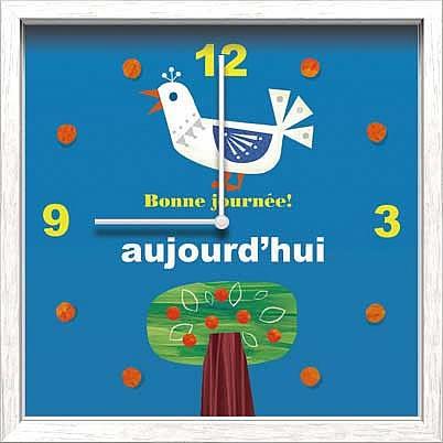 壁掛け時計 アーティストクロック 北欧 オシャレ おしゃれ 新築祝い 電波時計 てづか 家具 インテリア あけみ ウォールクロック 掛け時計 人気インテリアアーティストのイラストがバックプリントされた掛け時計 個性あるイラストは時計としての用途だけでなく アート