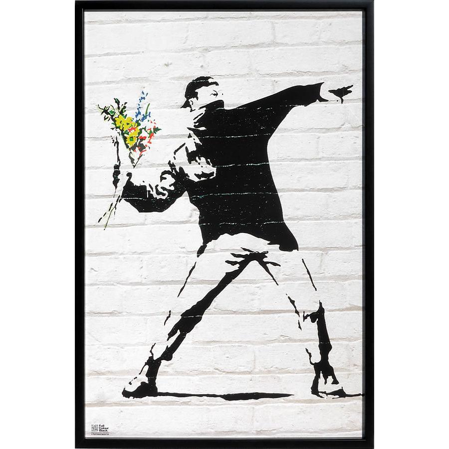 アートパネル アートポスター 絵画 インテリア 楽天スーパーセール 壁掛け タペストリー アートフレーム Bomber Flower 北欧 ポップアート おしゃれ モダン バンクシー