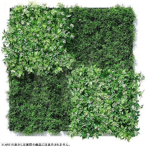 人工観葉植物の壁掛け リーフアートパネル ウォールグリーン 4C ホワイト｜arsonline｜02