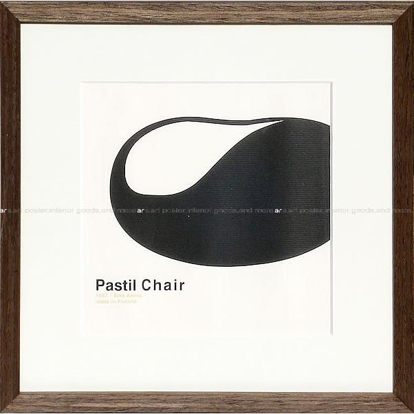 ミッドセンチュリーアート デザイナーズチェアアート アートパネル アートフレーム付 壁掛け用 北欧 モダン おしゃれ インテリア ポスター