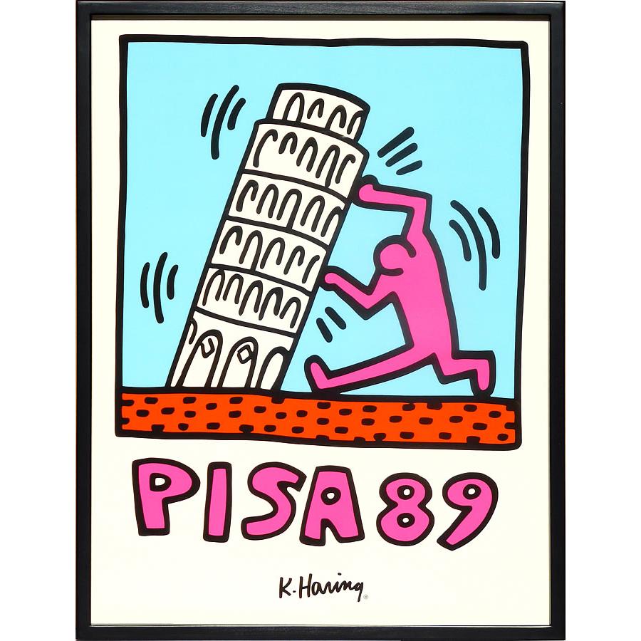 キースヘリング 絵画 ポスター 絵 アートパネル アートポスター アート インテリア フレーム 額 リトグラフ 複製画 ポップアート おしゃれ | 