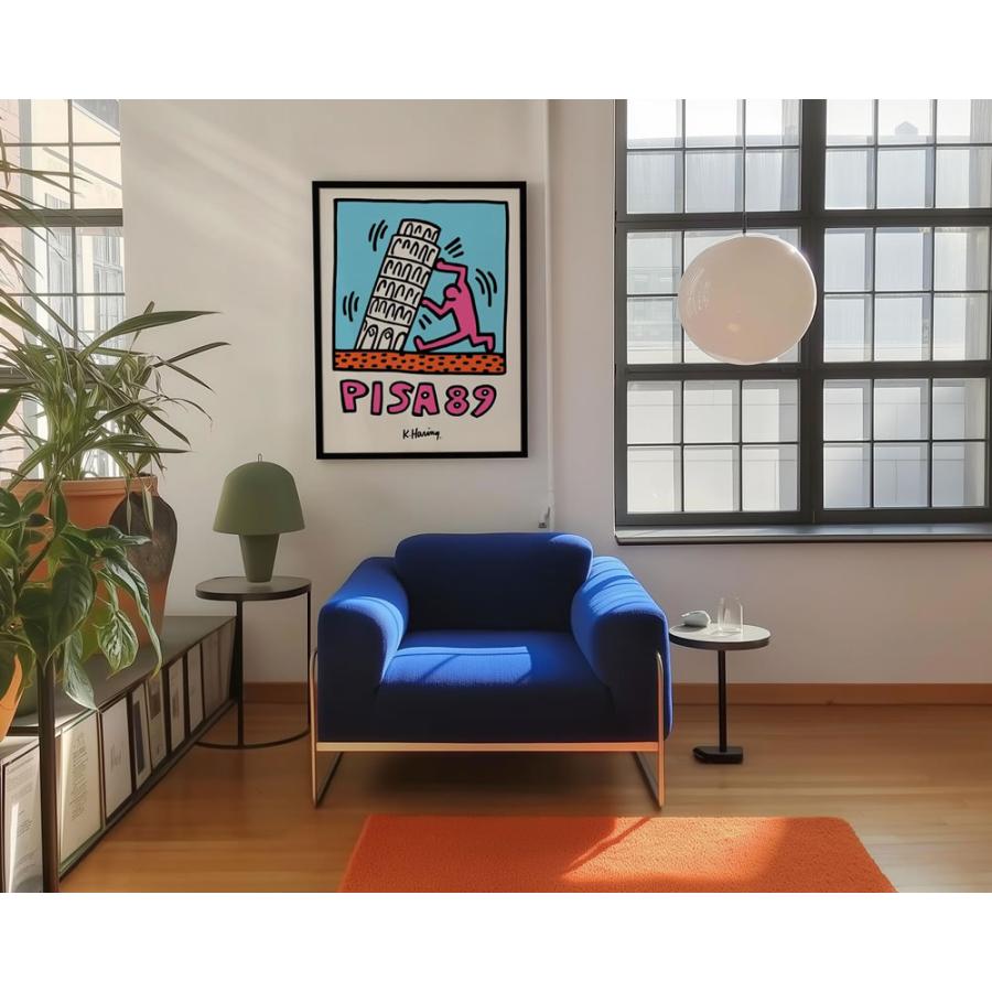 キースヘリング 絵画 ポスター 絵 アートパネル アートポスター アート インテリア フレーム 額 リトグラフ 複製画 ポップアート おしゃれ |  | 07