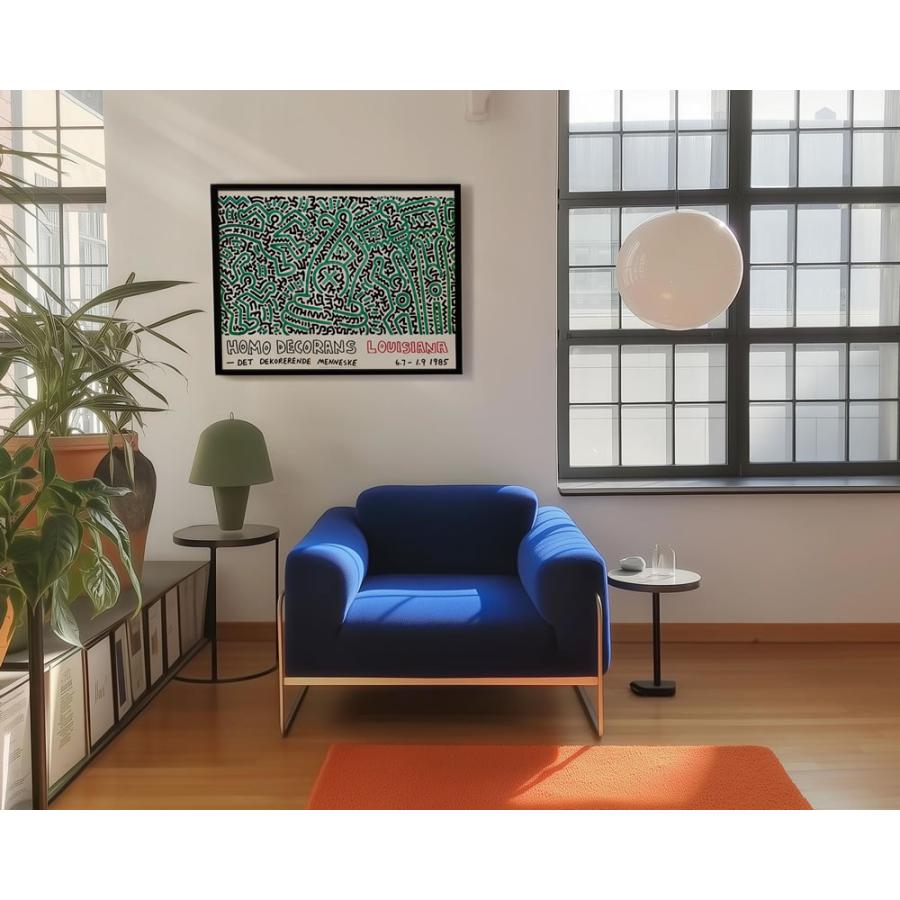 キースヘリング 絵画 ポスター 絵 アートパネル アートポスター アート インテリア フレーム 額 リトグラフ 複製画 ポップアート おしゃれ |  | 02