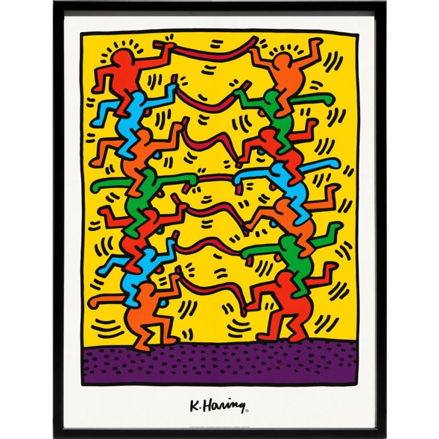 キースヘリング 絵画 ポスター 絵 アートパネル アートポスター アート インテリア フレーム 額 リトグラフ 複製画 ポップアート おしゃれ | 