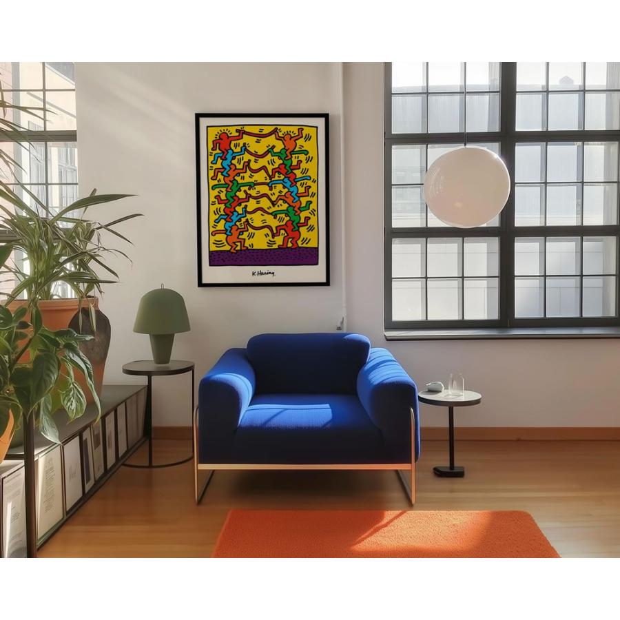 キースヘリング 絵画 ポスター 絵 アートパネル アートポスター アート インテリア フレーム 額 リトグラフ 複製画 ポップアート おしゃれ |  | 02