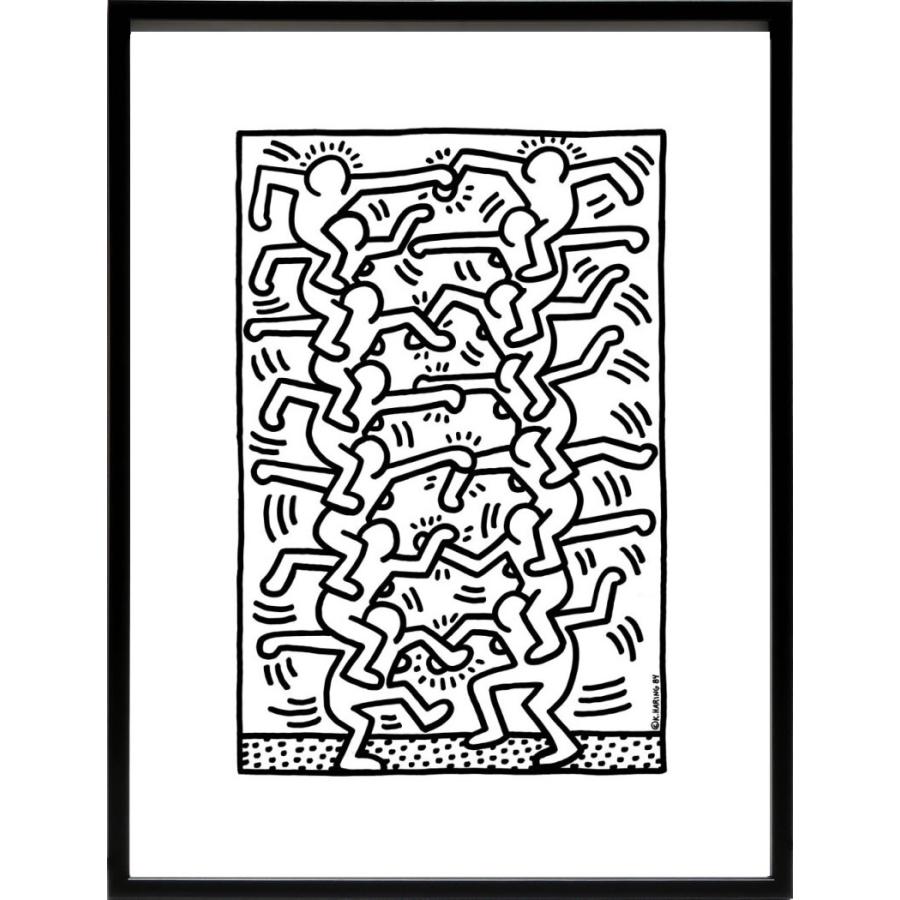 キースヘリング 絵画 ポスター 絵 アートパネル アートポスター アート インテリア フレーム 額 リトグラフ 複製画 ポップアート おしゃれ | 