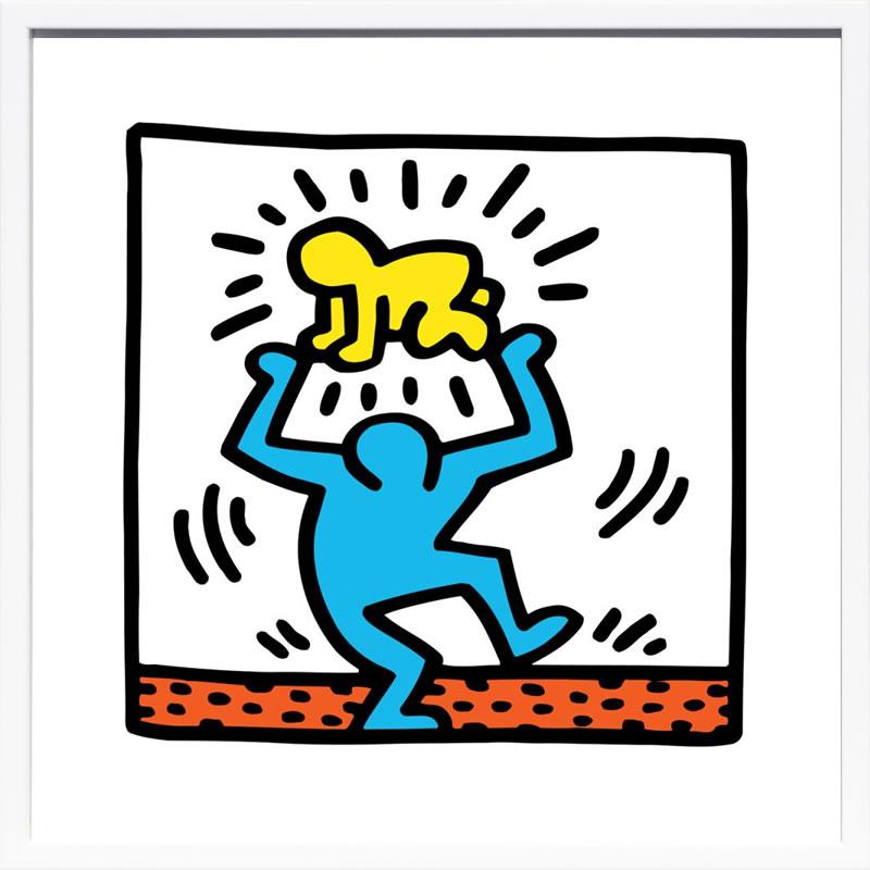 キースヘリング 絵画 ポスター 絵 アートパネル アートポスター アート インテリア フレーム 額 リトグラフ 複製画 ポップアート おしゃれ | 