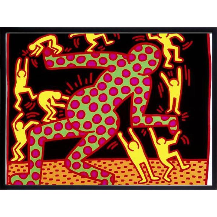 キースヘリング 絵画 ポスター 絵 アートパネル アートポスター アート インテリア フレーム 額 リトグラフ 複製画 ポップアート おしゃれ | 