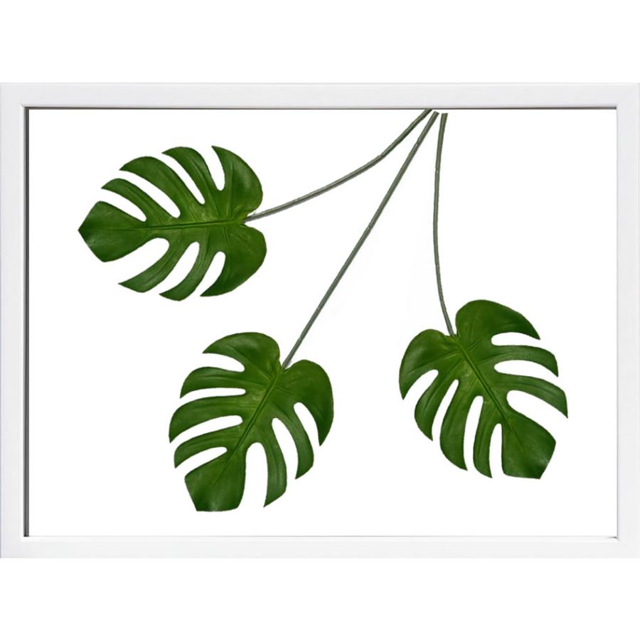 リーフパネル リーフアート リーフフレーム アートパネル フェイクグリーン 壁掛け 造花 インテリアグリーン モンステラ モダン 北欧 おしゃれ 大型 | 