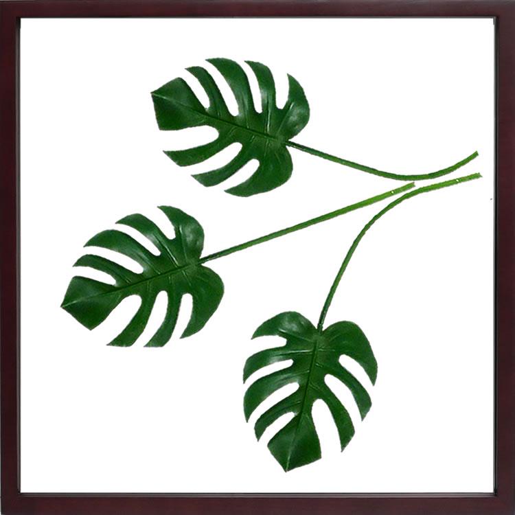リーフパネル リーフアート リーフフレーム アートパネル フェイクグリーン 壁掛け 造花 インテリアグリーン ヒメモンステラ モダン 北欧 おしゃれ 大型 |  | 02