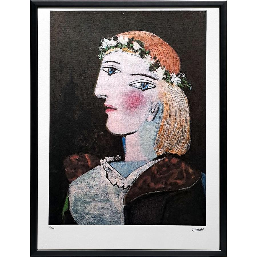 パブロ・ピカソ 絵画アートポスター（シルクスクリーン）額縁つき パブロ ピカソ 絵画 ポスター アート アートパネル アートポスター