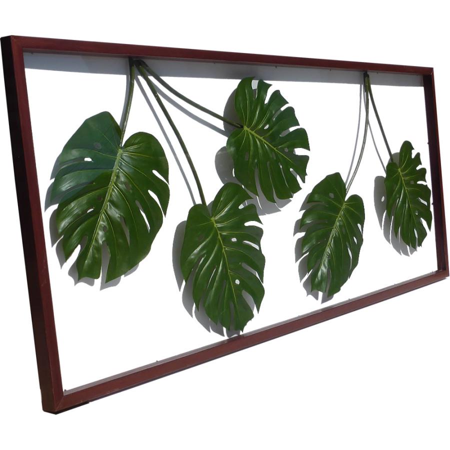 リーフパネル リーフアート リーフフレーム アートパネル フェイクグリーン 壁掛け 造花 インテリアグリーン モンステラ モダン 北欧 おしゃれ 大型 |  | 04