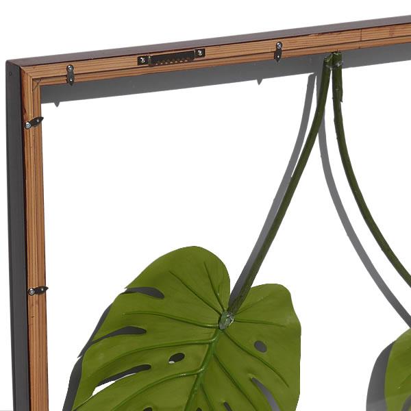 リーフパネル リーフアート リーフフレーム アートパネル フェイクグリーン 壁掛け 造花 インテリアグリーン モンステラ モダン 北欧 おしゃれ 大型 |  | 05