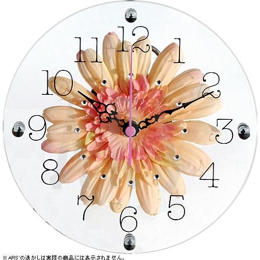 壁掛け時計 ウォールクロック アートフラワークロック 電波時計ではありません 北欧 おしゃれ シンプル アンティーク モダン 木製 インテリア 高級｜arsonline