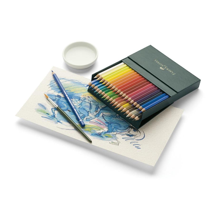 【ほぼ新品】ファーバーカステル　画材セット　アクアレルスティック36色　ケース Polychromos色鉛筆36色木箱セット – ファーバーカステル公式