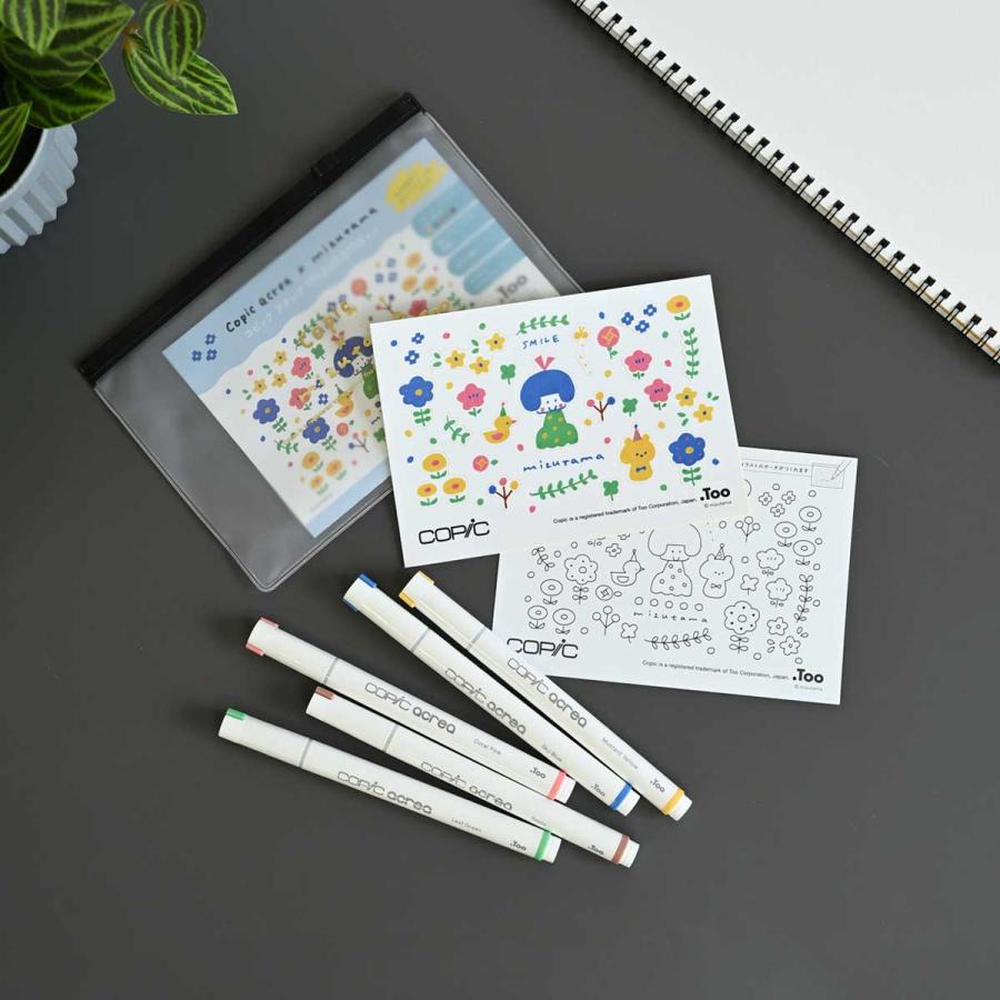 コピック Too アクレア mizutamaセット(14801034) オリジナル