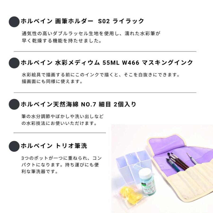 ホルベイン (掘り出し市) 限定アートセットシリーズ 水彩画セット