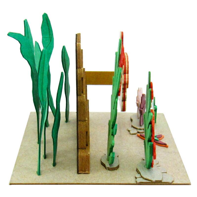 崖の上のポニョ オブジェ さんけい みにちゅあーとキット nonscale スタジオジブリmini 崖