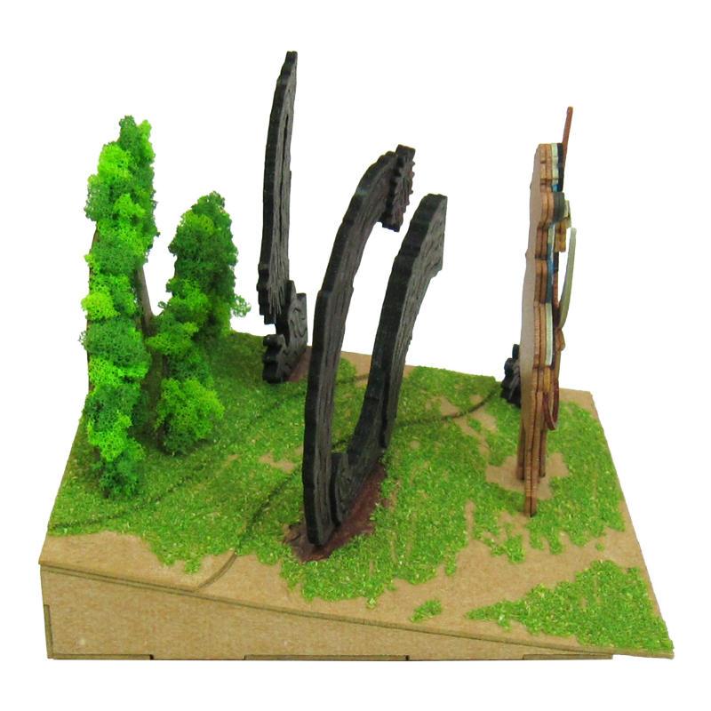 さんけい みにちゅあーとキット nonscale スタジオジブリmini もののけ
