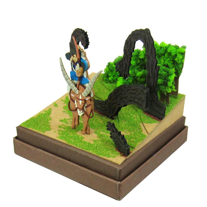 さんけい みにちゅあーとキット nonscale スタジオジブリmini もののけ