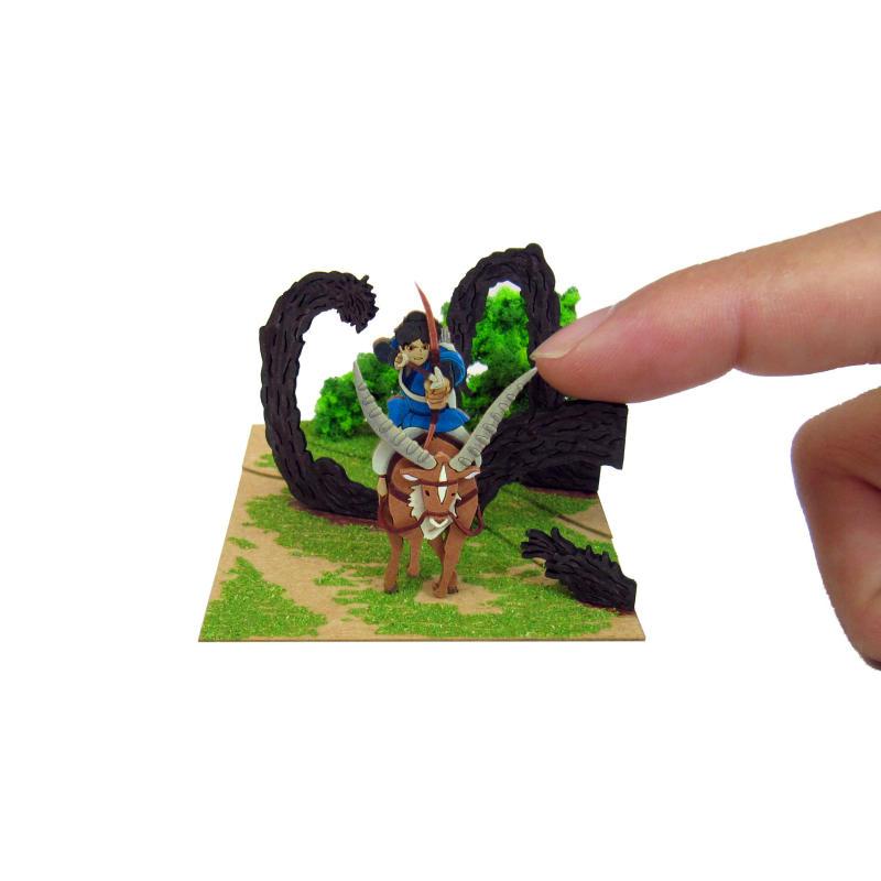 ジブリ もののけ姫 アシタカ ASHITAKA フィギュア さんけい みにちゅあーとキット nonscale スタジオジブリmini もののけ