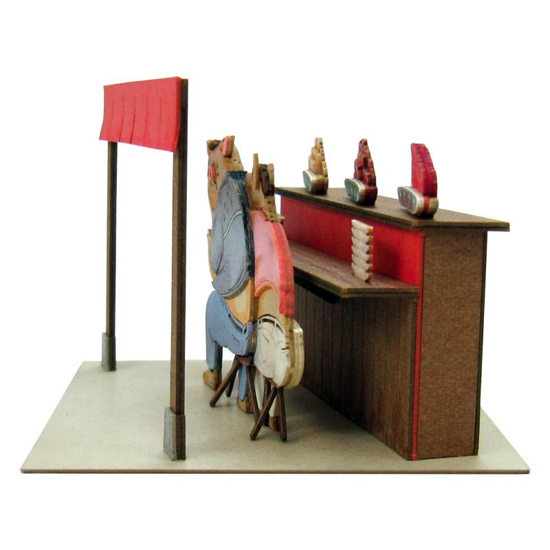 さんけい みにちゅあーとキット nonscale スタジオジブリmini 千と千尋