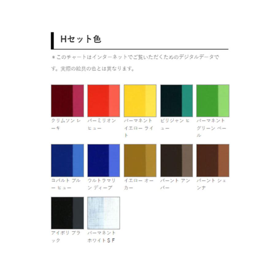 ホルベイン 油絵具 Hセット 20ml 11色+50mlホワイト1種 : Art&Craft
