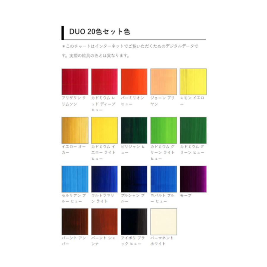 ホルベイン 水可溶性油絵具 デュオ 20本セット : Art&Craft Lab